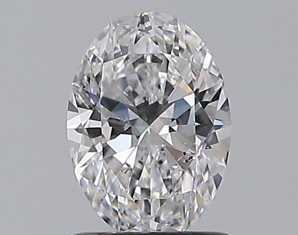 1.00CT OVAL SI2 D WH