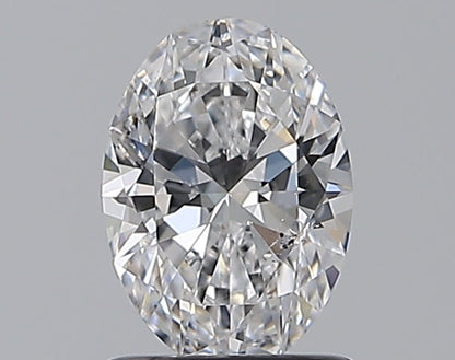 1.00CT OVAL SI2 D WH