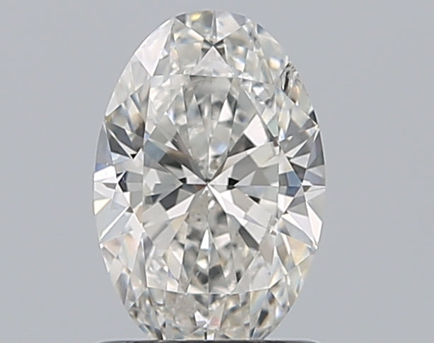 0.96CT OVAL SI1 G WH