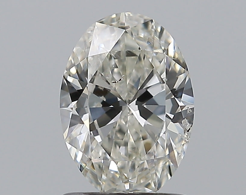 1.00CT OVAL SI2 I WH