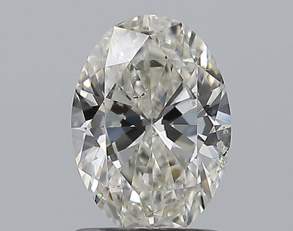 1.00CT OVAL SI2 I WH
