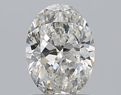 1.01CT OVAL SI2 G WH