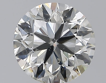 2.50CT ROUND SI2 J WH