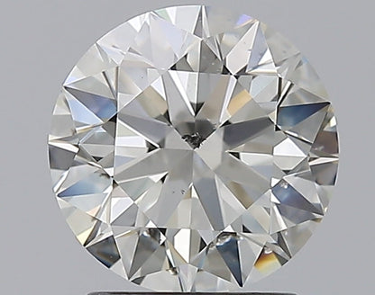2.01CT ROUND SI2 J WH