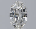 1.50CT Oval Step Cut SI1 D WH