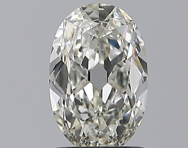 1.01CT Old Mine Oval SI1 J WH