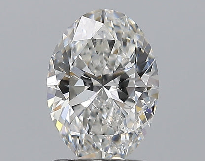 1.50CT OVAL SI2 F WH