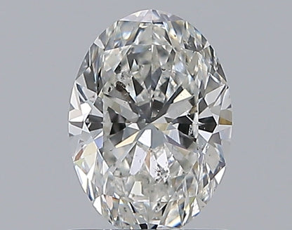 0.97CT OVAL SI2 G WH