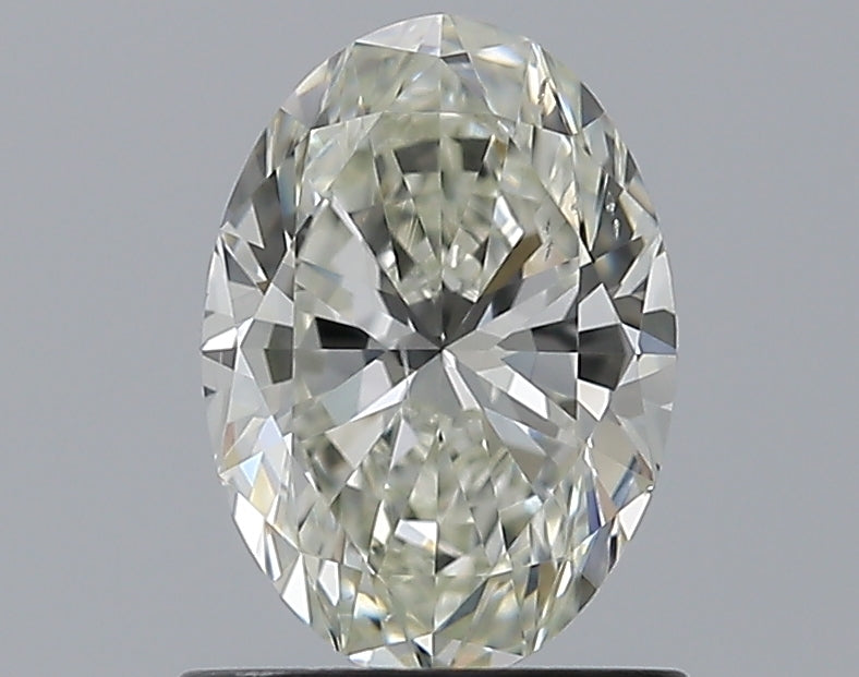 0.96CT OVAL SI2 J WH