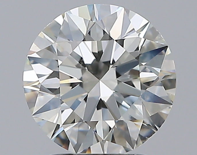2.01CT ROUND SI1 J WH