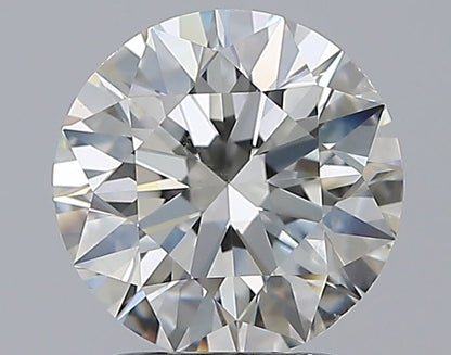 2.01CT ROUND SI1 J WH
