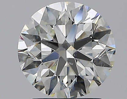 2.01CT ROUND SI2 J WH