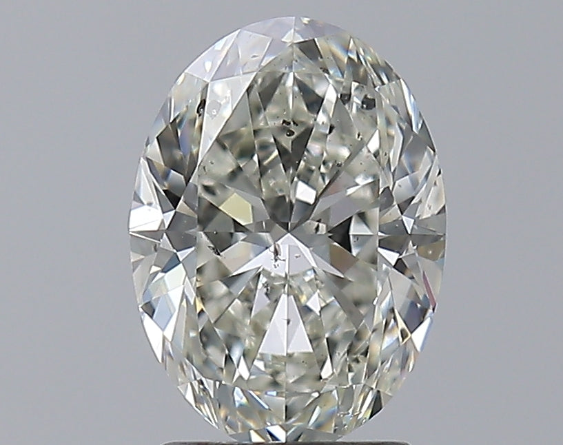 2.00CT OVAL SI2 J WH