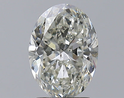 2.00CT OVAL SI2 J WH