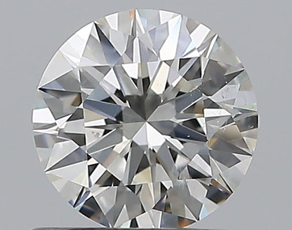 0.76CT ROUND SI1 G WH