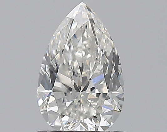 0.80CT PEAR SI1 G WH