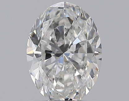 0.90CT OVAL SI2 F WH