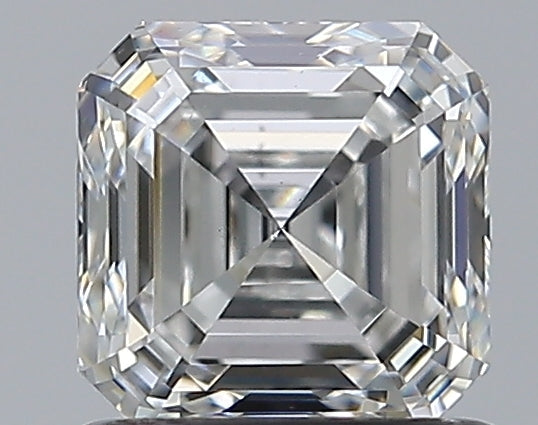 0.97CT SQ EMERALD VS2 F WH