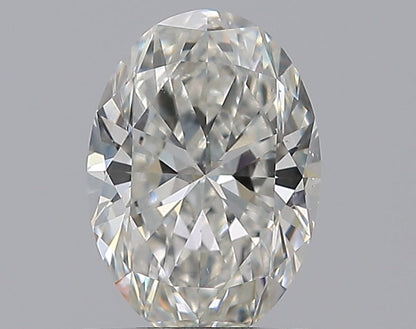 0.80CT OVAL SI1 H WH