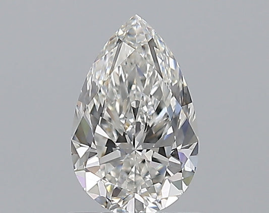 0.90CT PEAR SI1 F WH