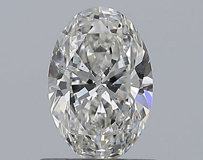 0.79CT OVAL SI2 G WH