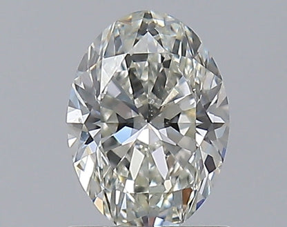 0.80CT OVAL SI1 J WH
