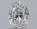 0.90CT OVAL SI1 D WH