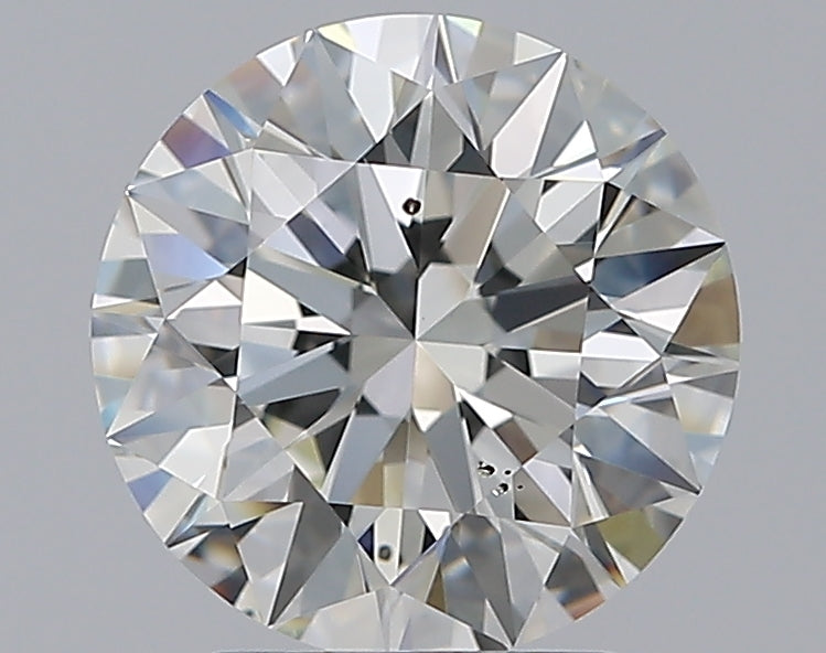 2.70CT ROUND SI1 J WH
