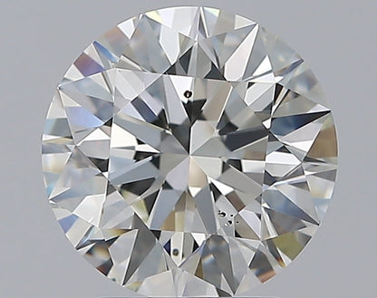 2.70CT ROUND SI1 J WH