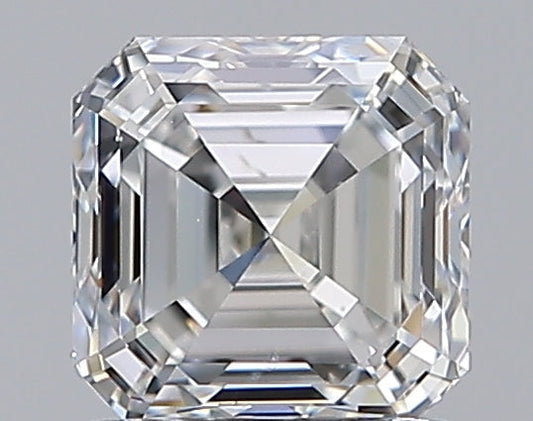 0.96CT SQ EMERALD SI1 F WH