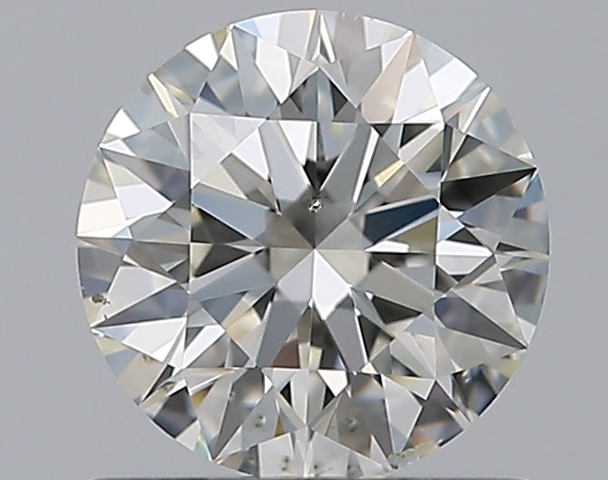 0.91CT ROUND SI1 J WH
