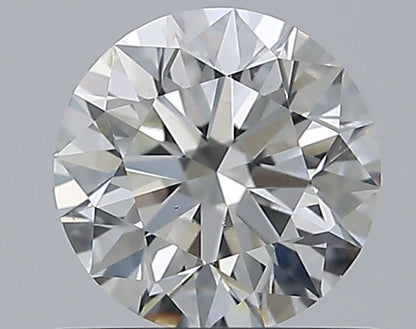 0.75CT ROUND SI1 G WH