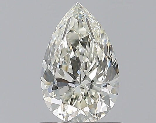 0.90CT PEAR VVS1 J WH