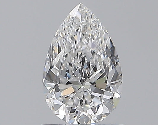 1.00CT PEAR SI2 D WH