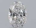 0.76CT OVAL SI1 D WH