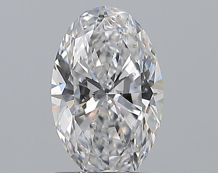 0.76CT OVAL SI1 D WH