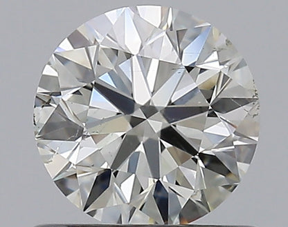 0.75CT ROUND SI2 J WH