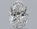 0.90CT OVAL SI1 D WH