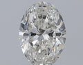 0.90CT OVAL SI1 G WH