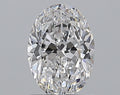 0.90CT OVAL SI2 D WH