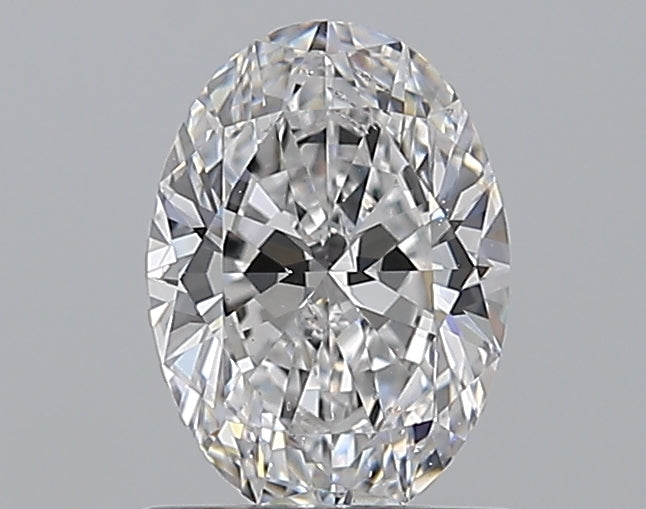 0.90CT OVAL SI2 D WH