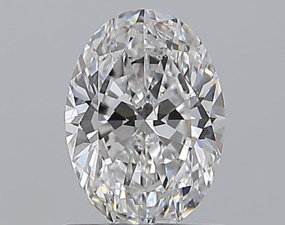 0.90CT OVAL SI2 D WH