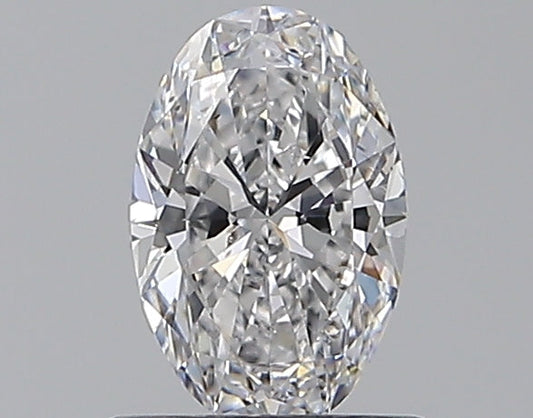 0.80CT OVAL SI2 D WH