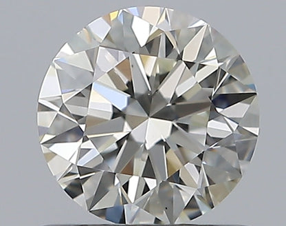 0.80CT ROUND VS1 J WH