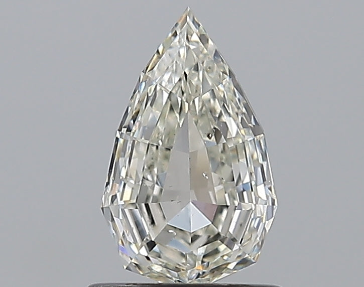 1.00CT Pear Step Cut SI1 J WH