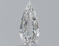1.00CT Pear Step Cut VS1 D WH