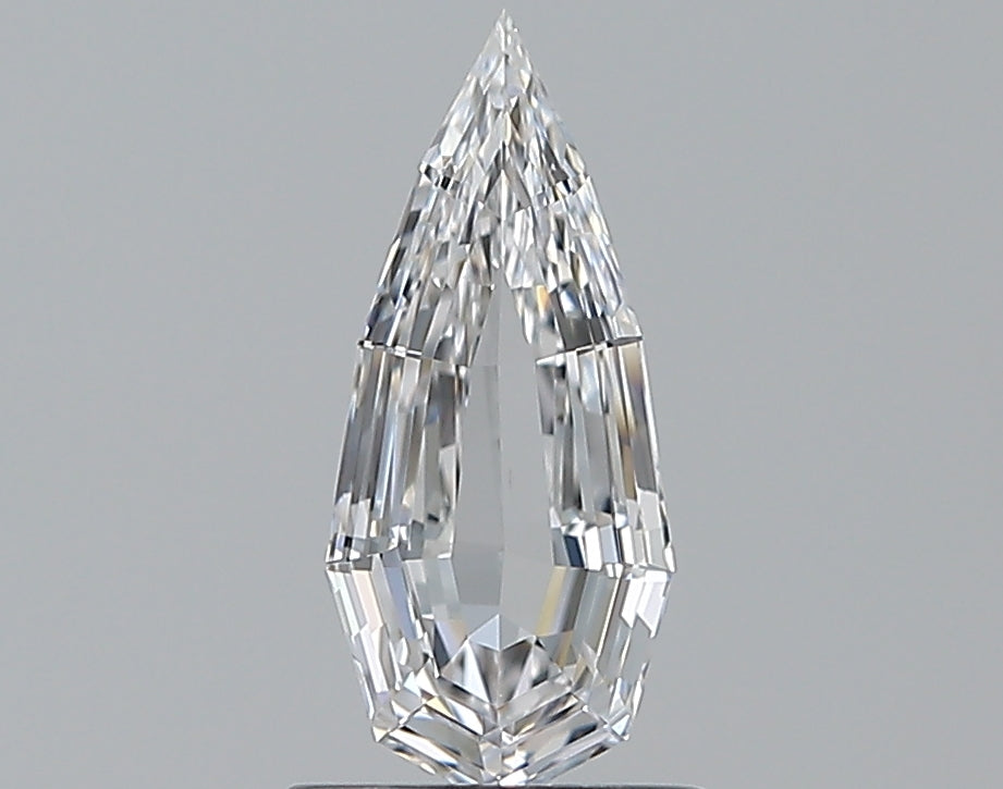 1.00CT Pear Step Cut VS1 D WH