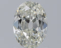 1.00CT Old Mine Oval VS2 J WH