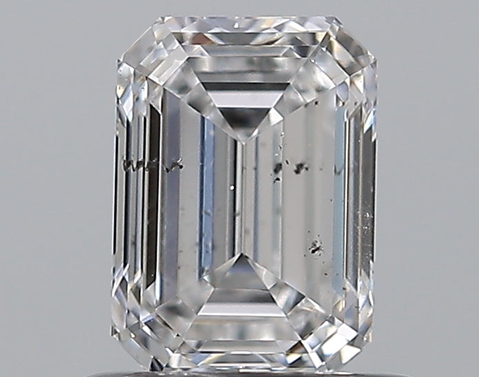 0.75CT EMERALD SI2 D WH