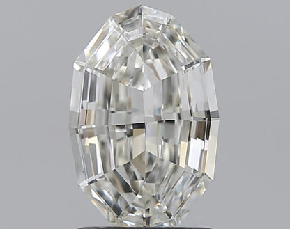 1.19CT Oval Step Cut VS1 I WH